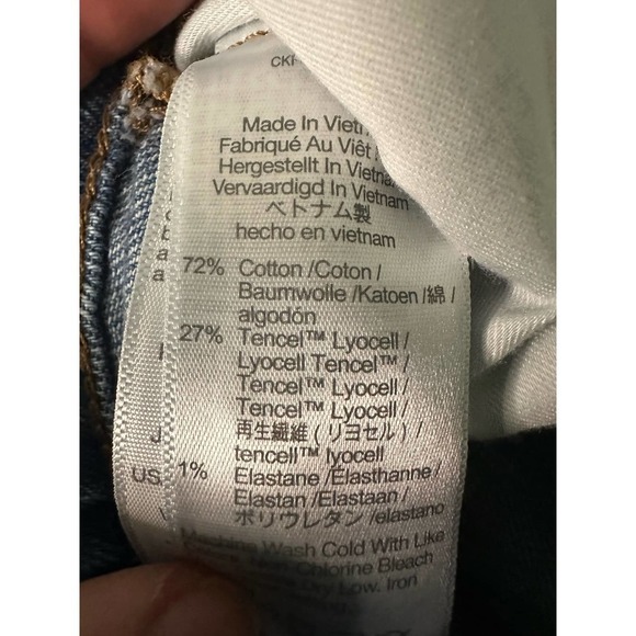 Madewell high-rise denim mid-length shorts women’s size 26 - Picture 9 of 9